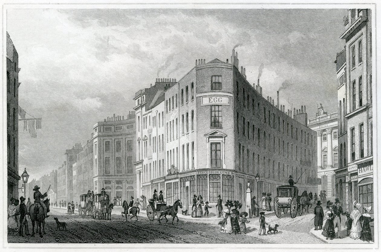 Piccadilly, depuis Coventry Street, 1830 - Thomas Hosmer Shepherd