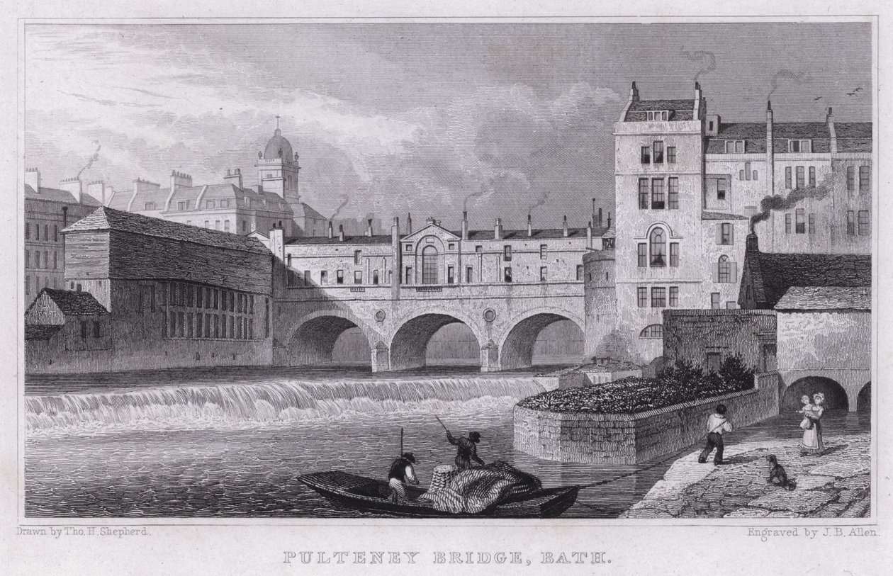 Pont de Pulteney, Bath - Thomas Hosmer Shepherd