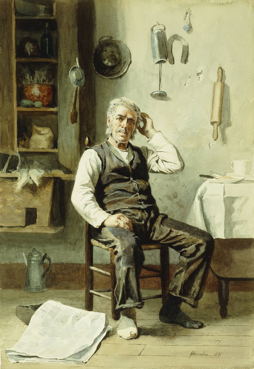 Perplexe, 1881 - Thomas Hovenden