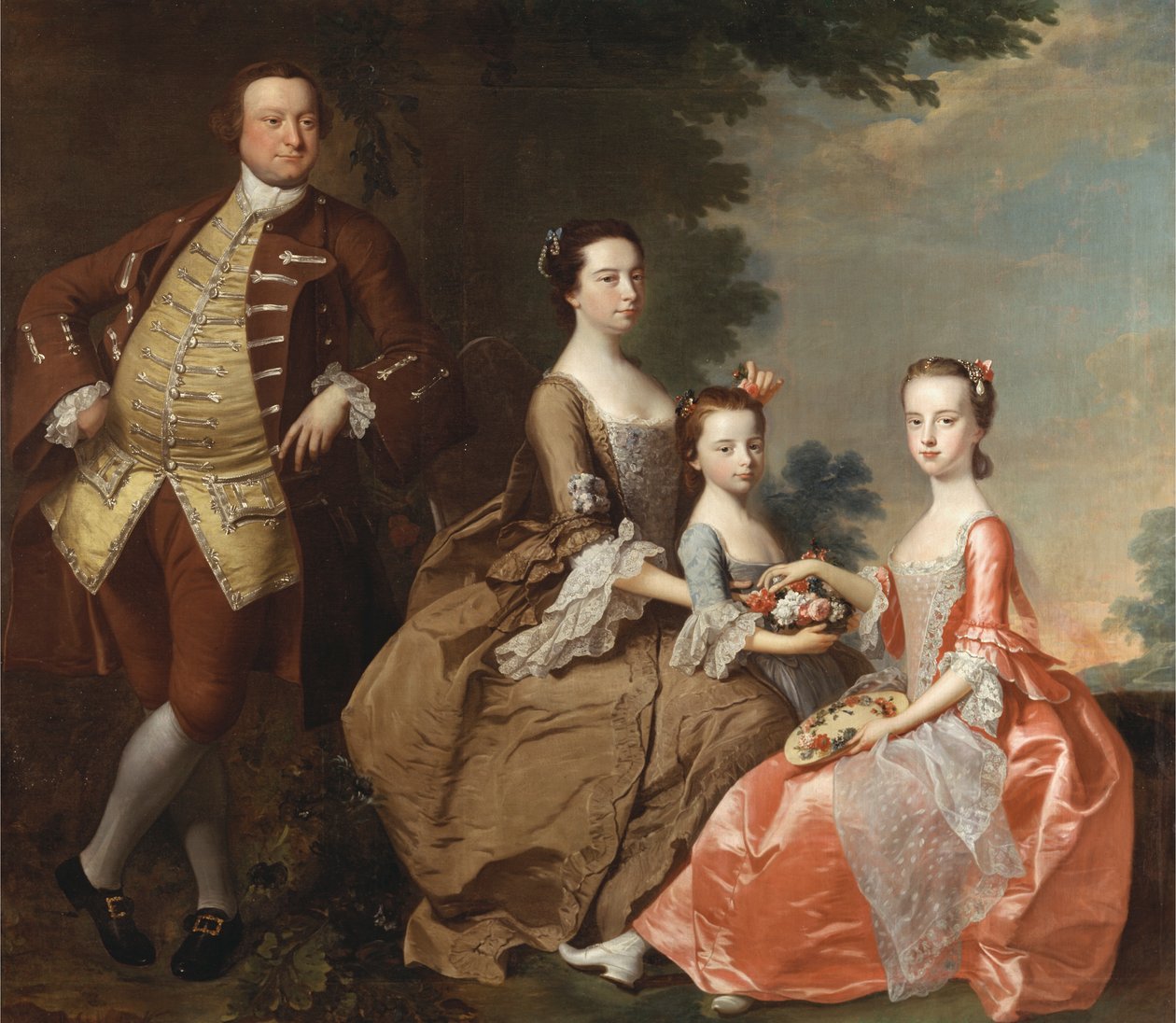 La famille Thistlethwayte - Thomas Hudson