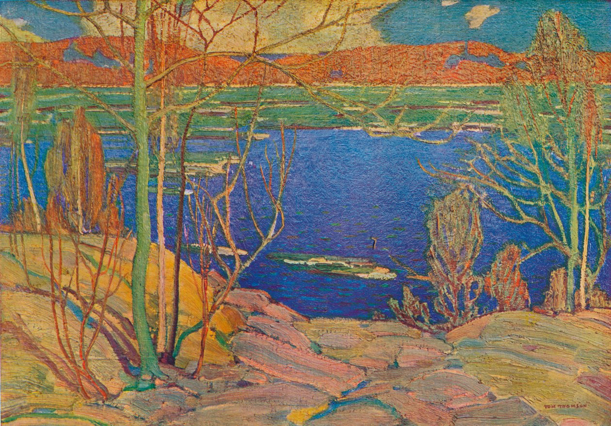 Glace de printemps - Tom Thomson