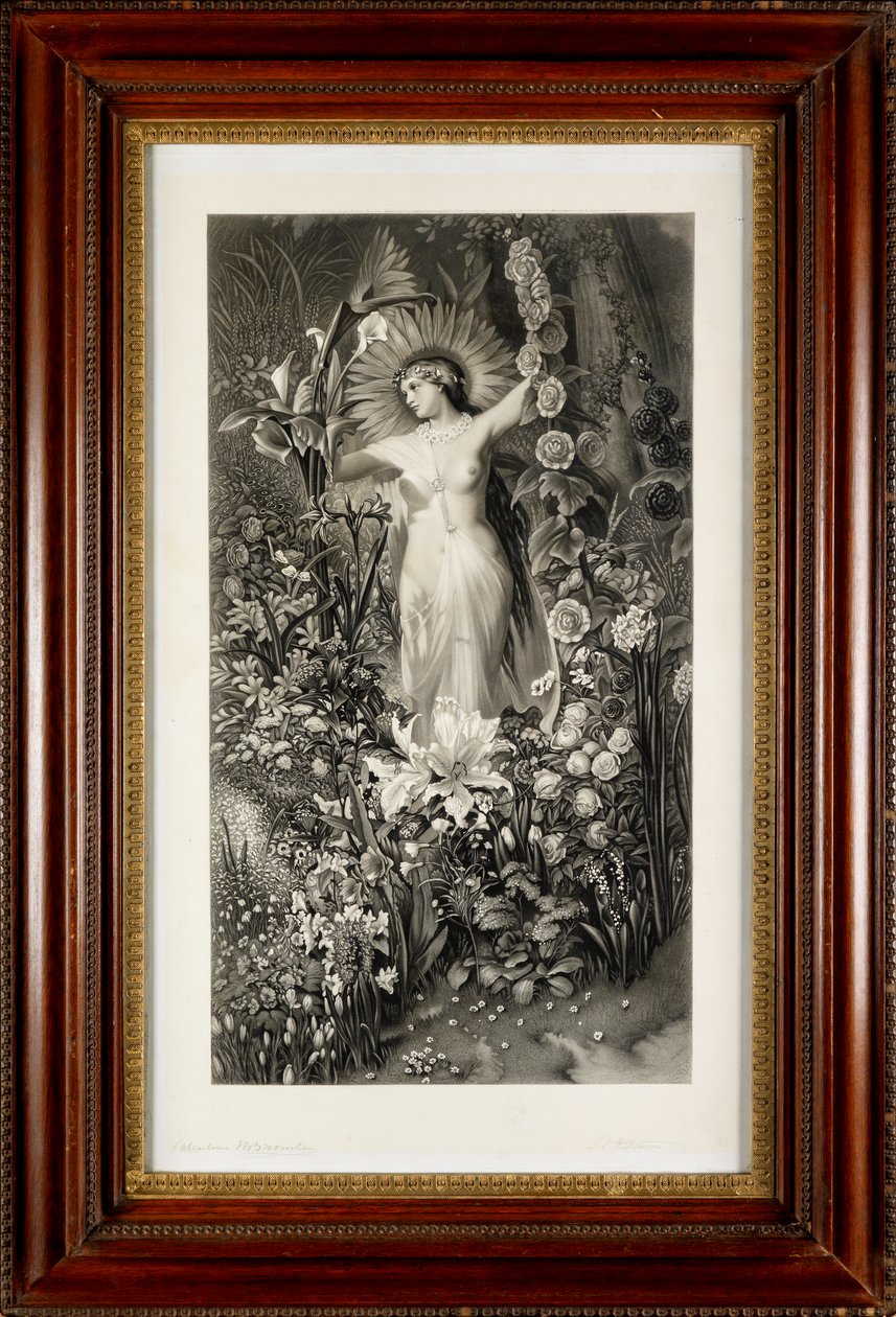 Flore (gravure) - Thomas Lewis Atkinson