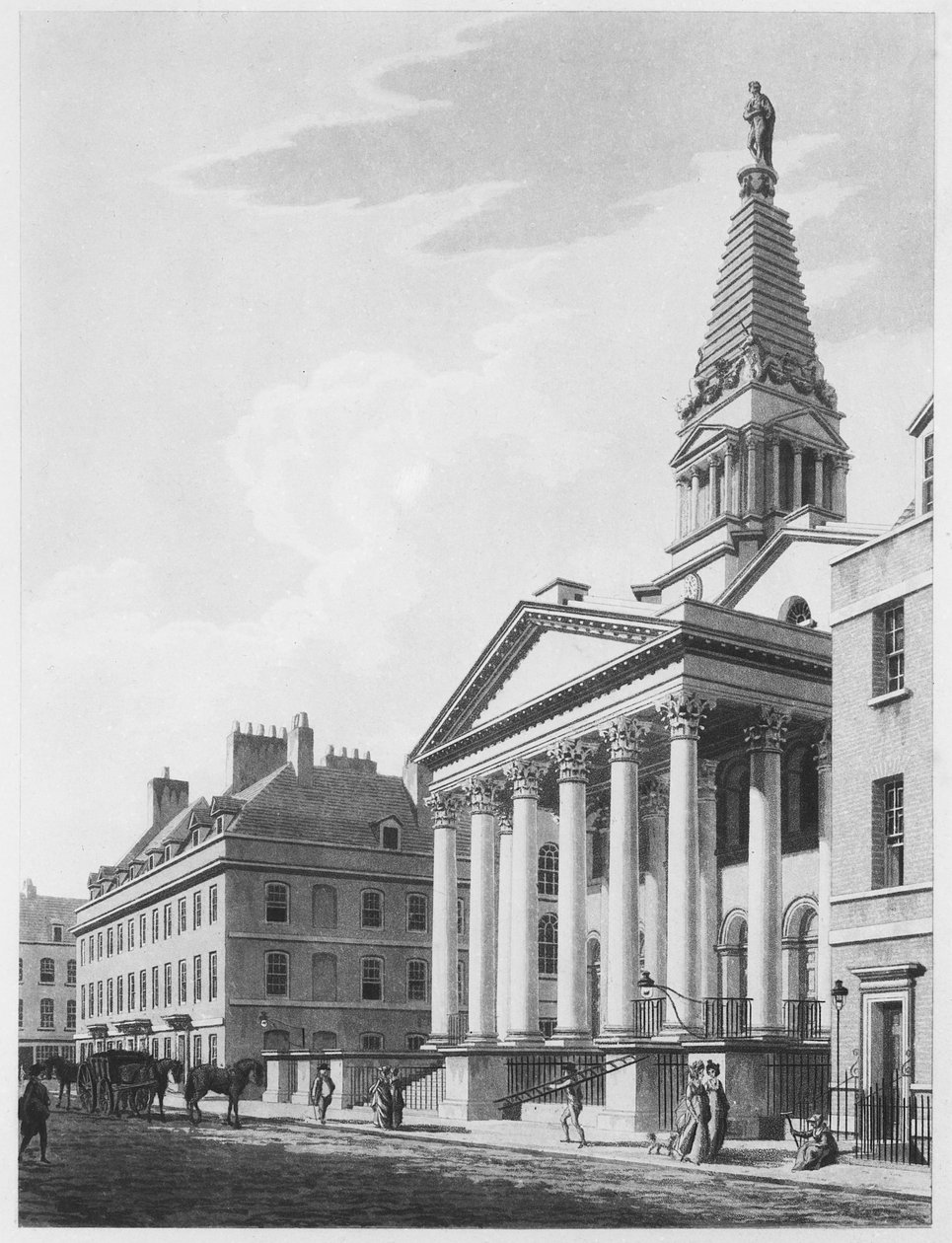 St Georges Bloomsbury, 1799 - Thomas Malton Jnr.