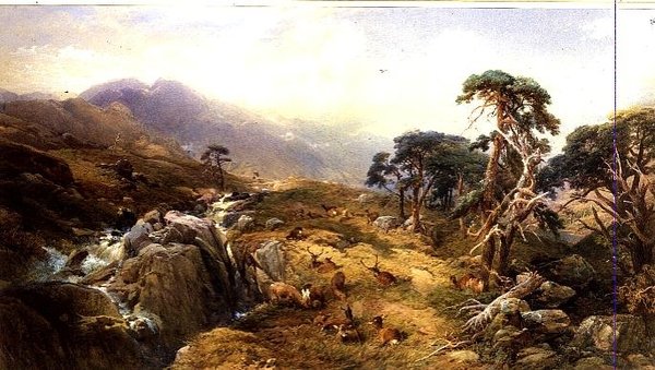 Ben Venue dans les Trossachs - Thomas Miles Richardson