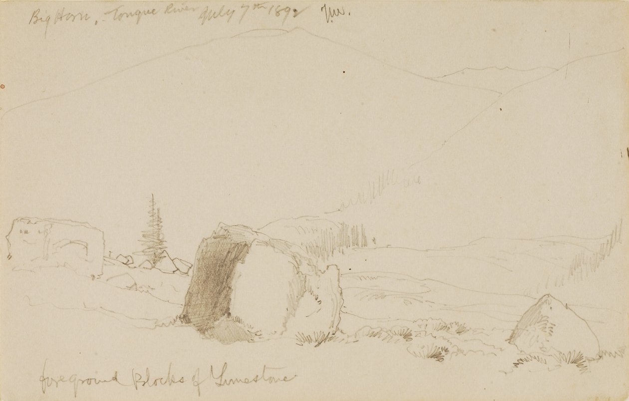 Big Horn, Tongue River - Thomas Moran