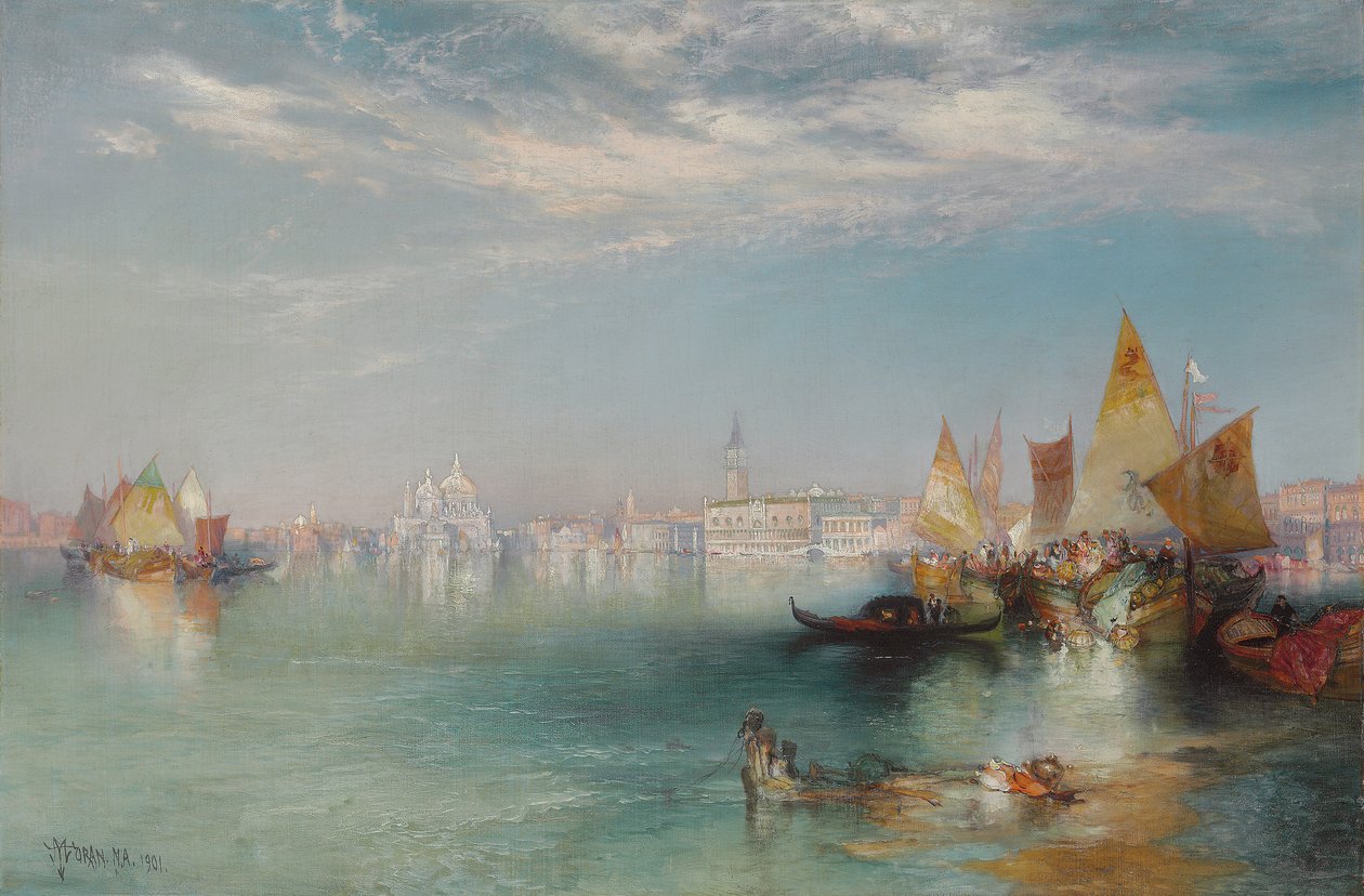 Grand Canal, Venise, 1901 - Thomas Moran