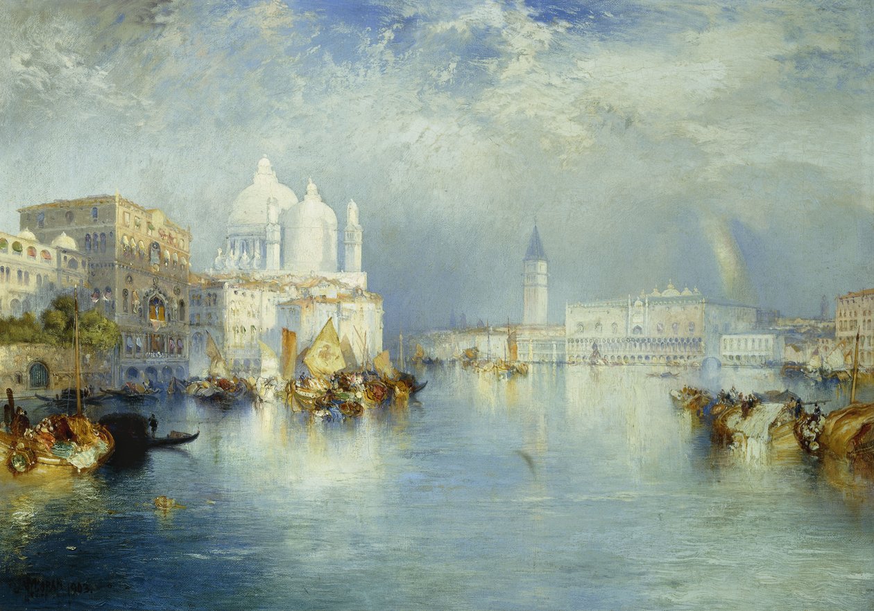 Grand Canal, Venise, 1903 - Thomas Moran