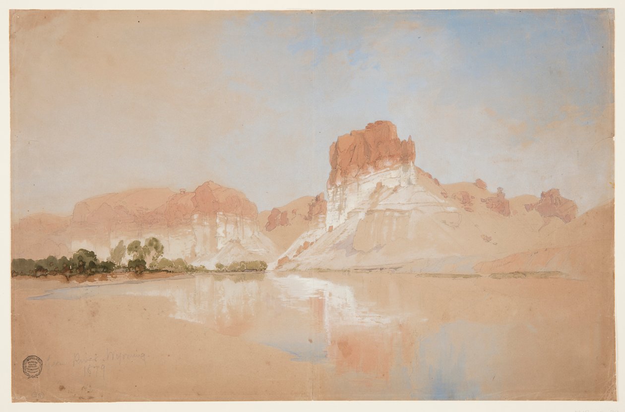 Rivière Verte, Territoire du Wyoming - Thomas Moran
