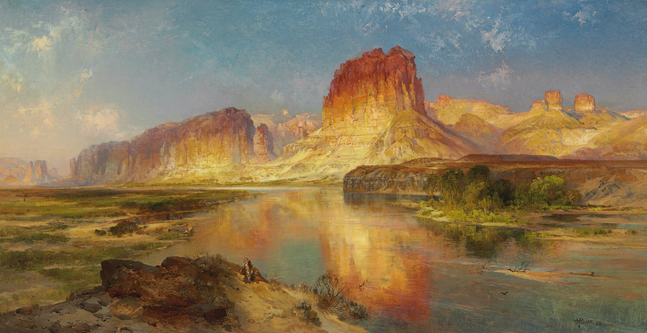 Rivière Verte du Wyoming - Thomas Moran