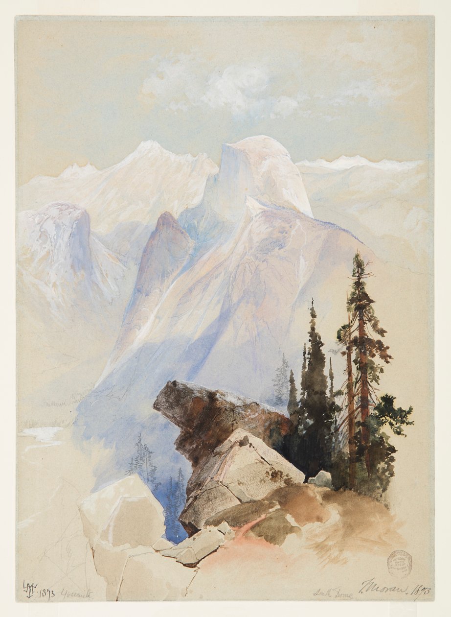 Half Dome, Yosemite - Thomas Moran