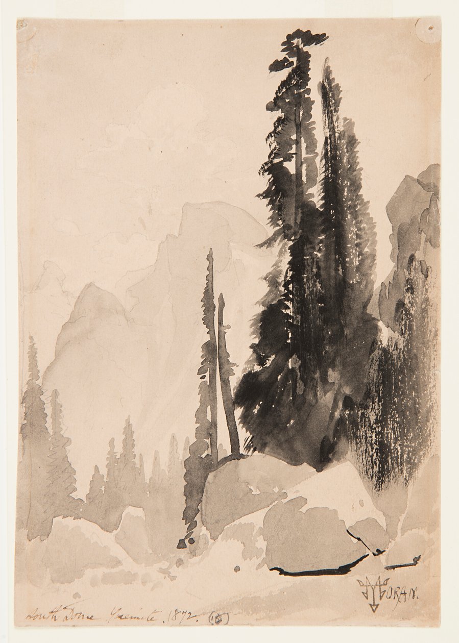 Half Dome, Yosemite - Thomas Moran