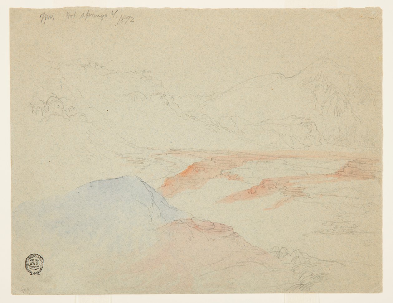 Sources chaudes, Yellowstone - Thomas Moran