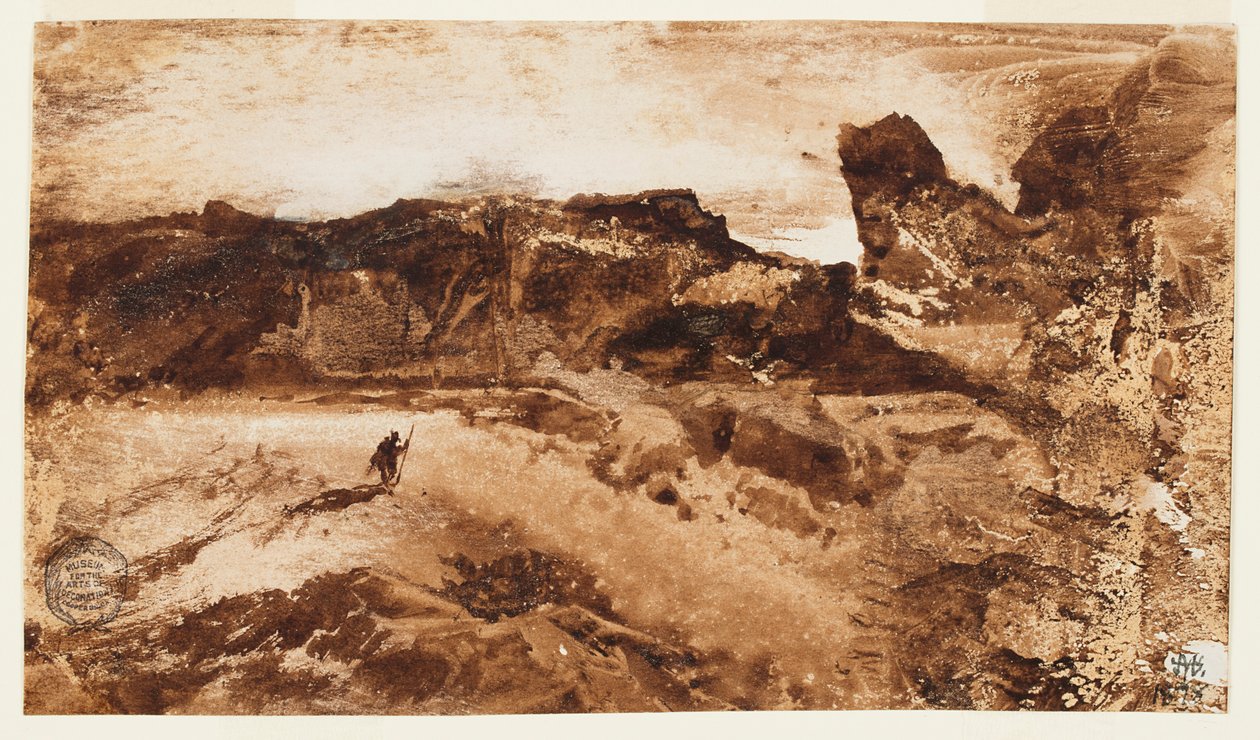 Dans le désert, Arizona - Thomas Moran