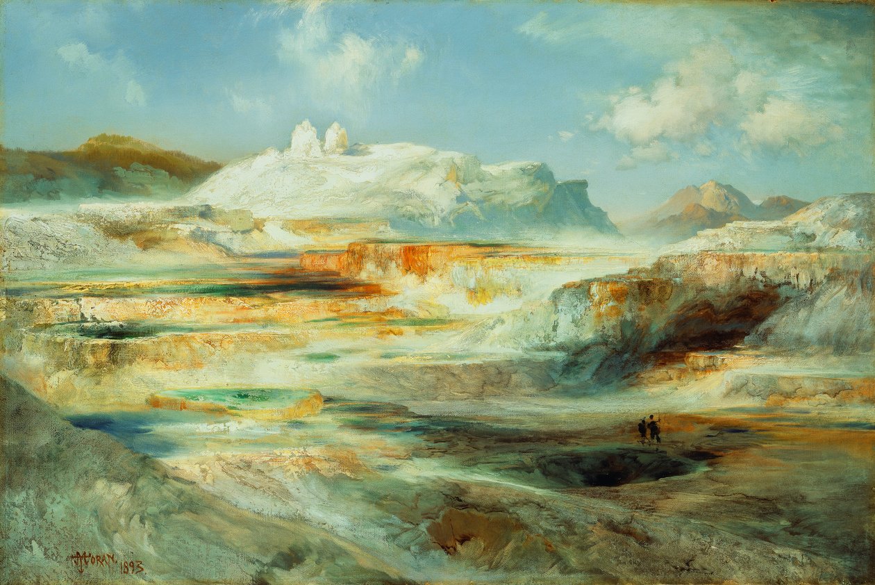 Jupiter Terrace, Yellowstone, 1893 - Thomas Moran