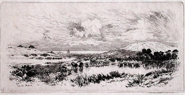 Étangs de Montauk, Long Island - Thomas Moran