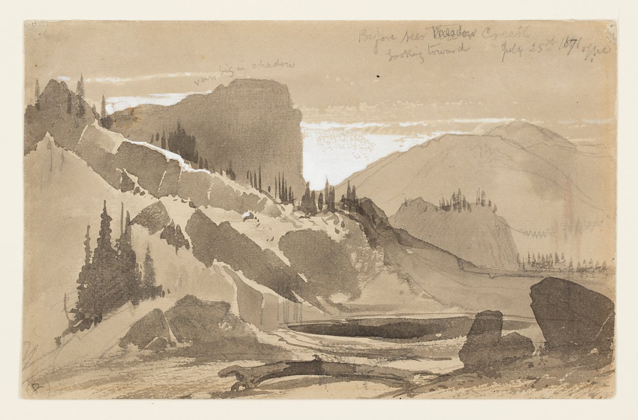 Près de Meadow Creek, Utah - Thomas Moran