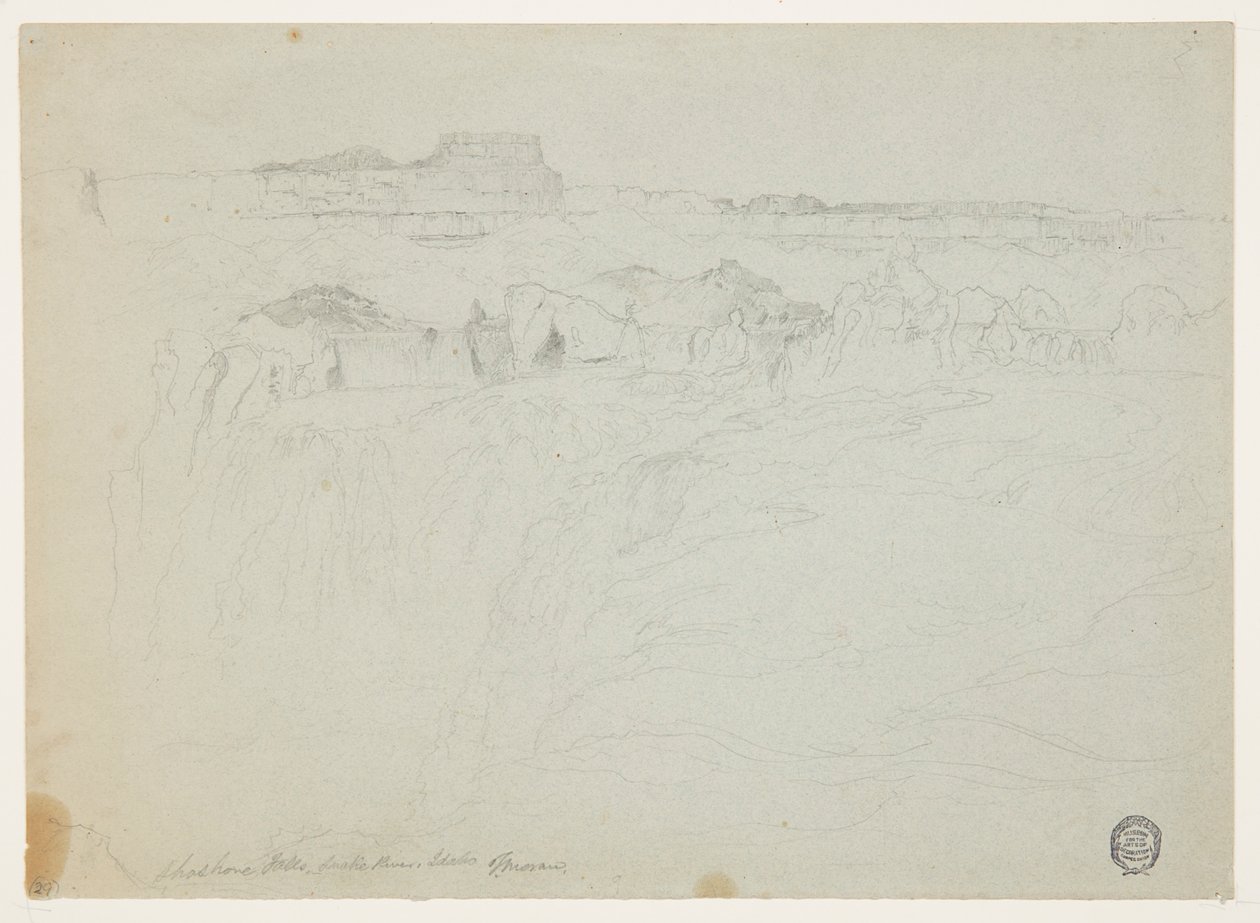 Chutes de Shoshone, rivière Snake, Idaho - Thomas Moran