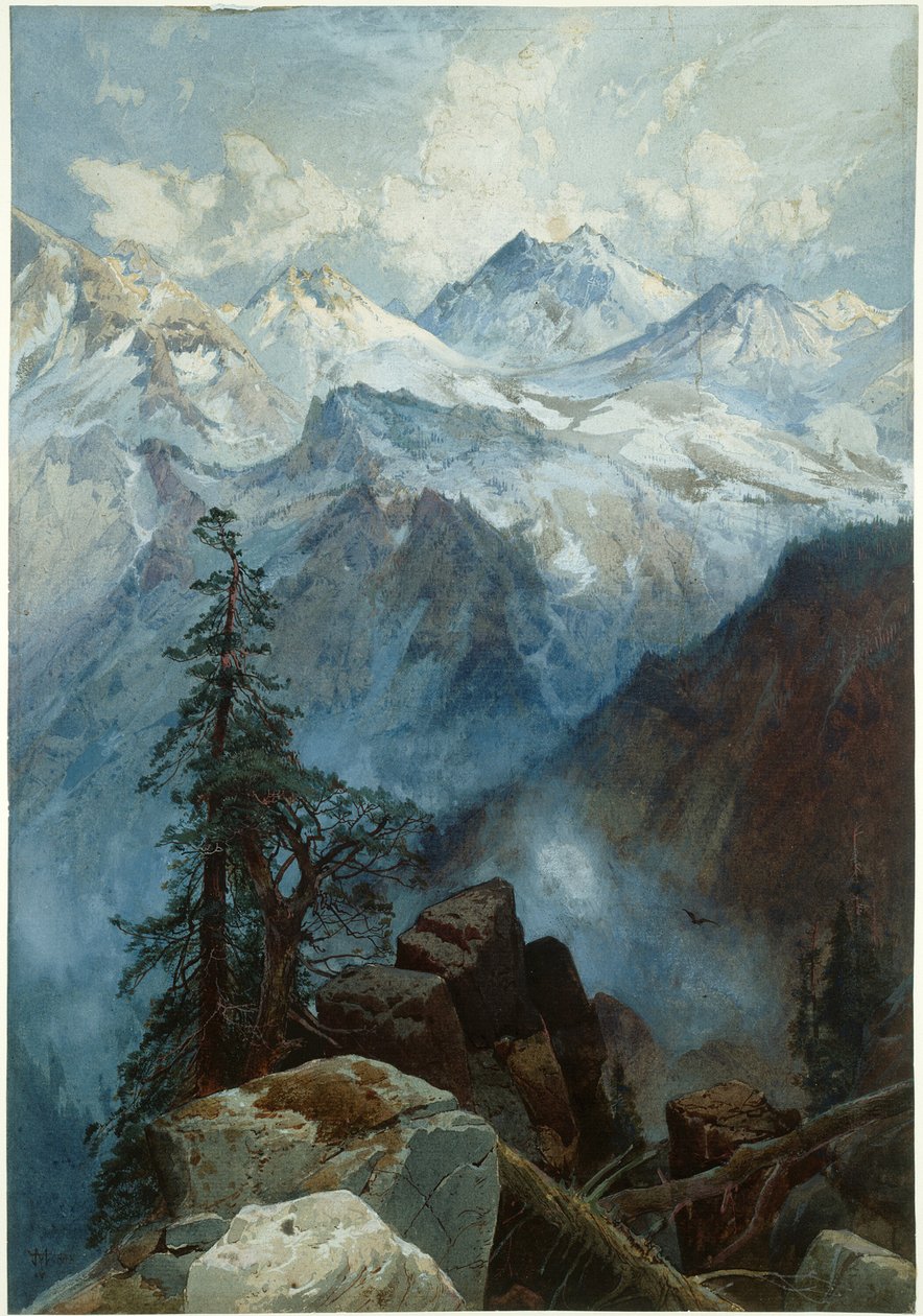 Sommet des Sierras - Thomas Moran
