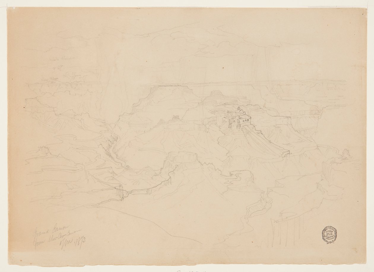 Le Grand Canyon sous la Pluie - Thomas Moran