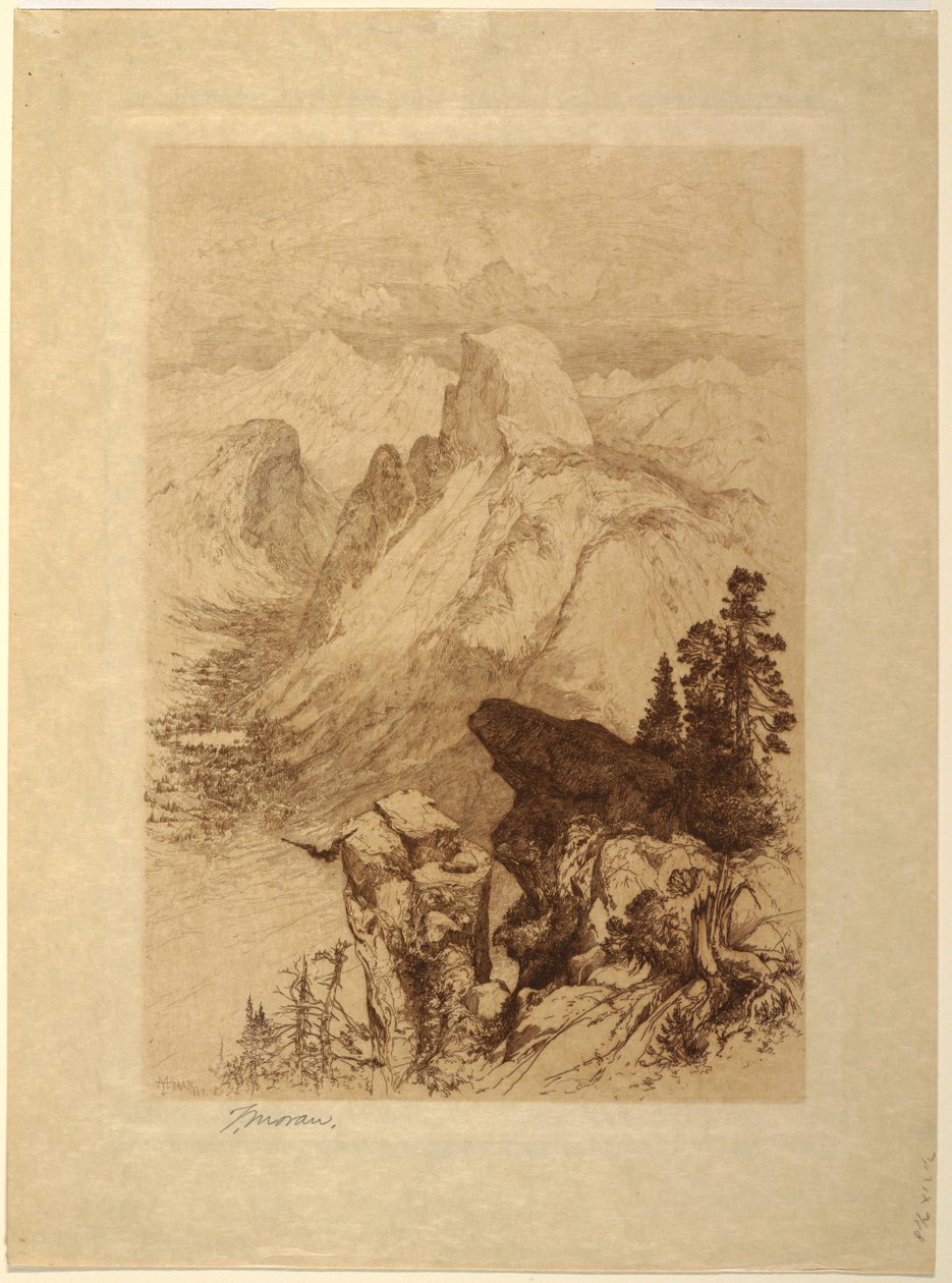 Le Dôme Sud, Vallée de Yosemite - Thomas Moran