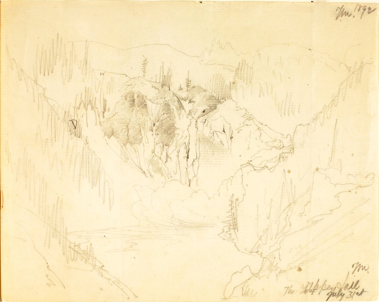 La Haute Chute - Thomas Moran