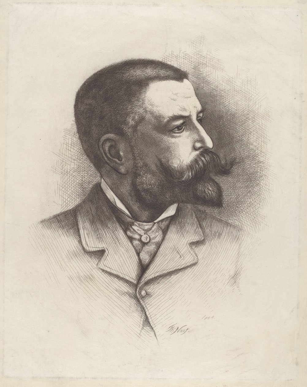 Autoportrait - Thomas Nast