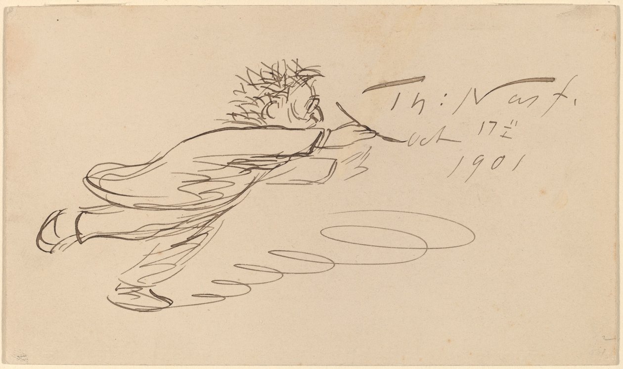 Signature, "TH. Nast, 17 oct. 1901" - Thomas Nast