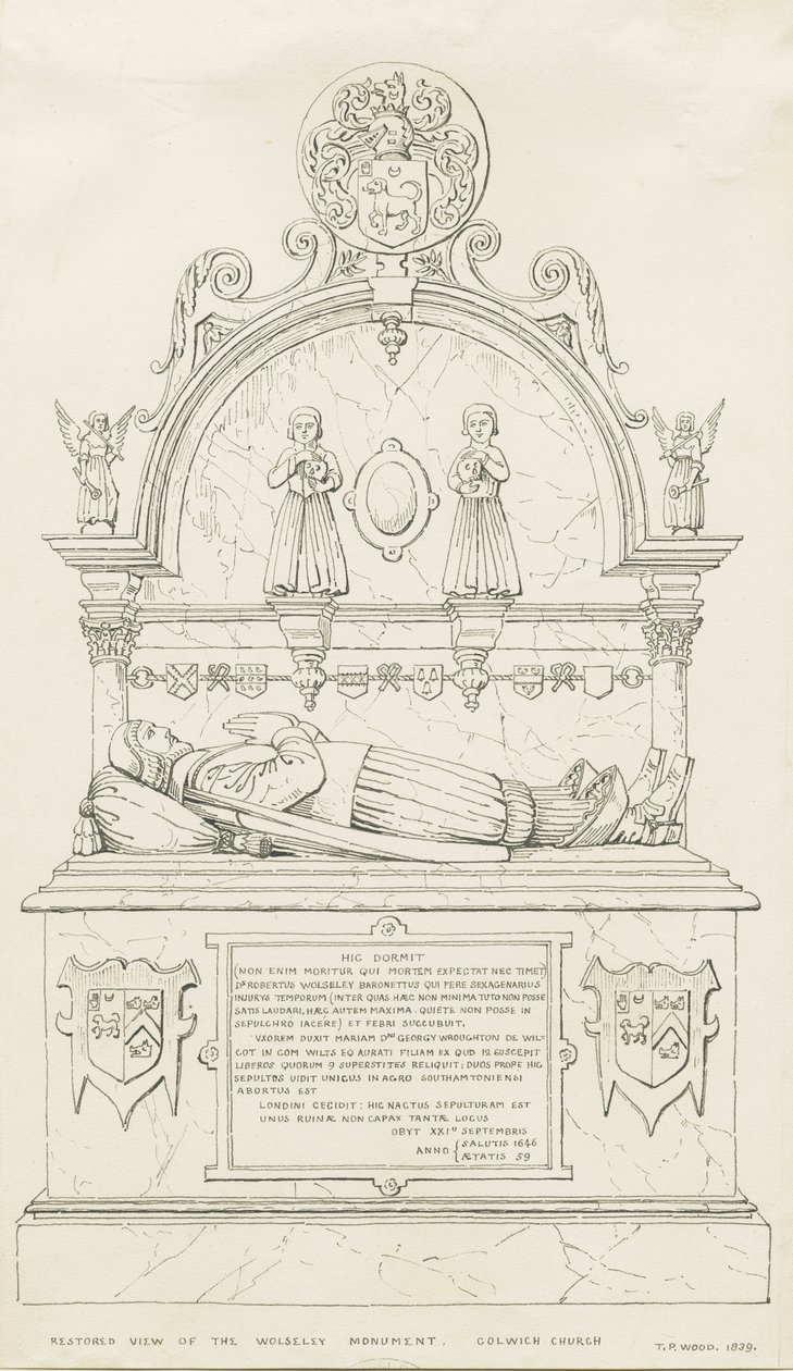 Colwich - Monument Wolseley - Thomas Peploe Wood