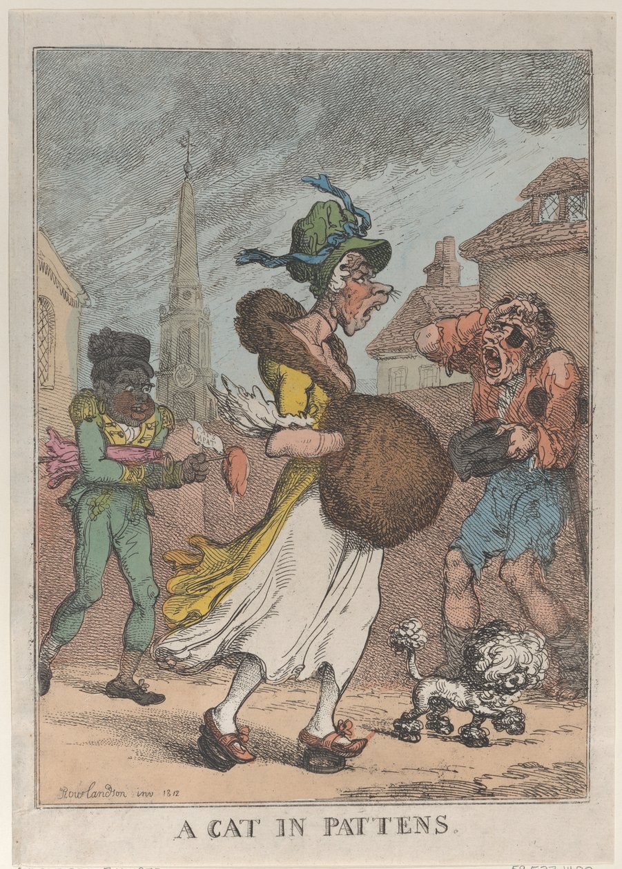Un chat en sabots, 1812 - Thomas Rowlandson