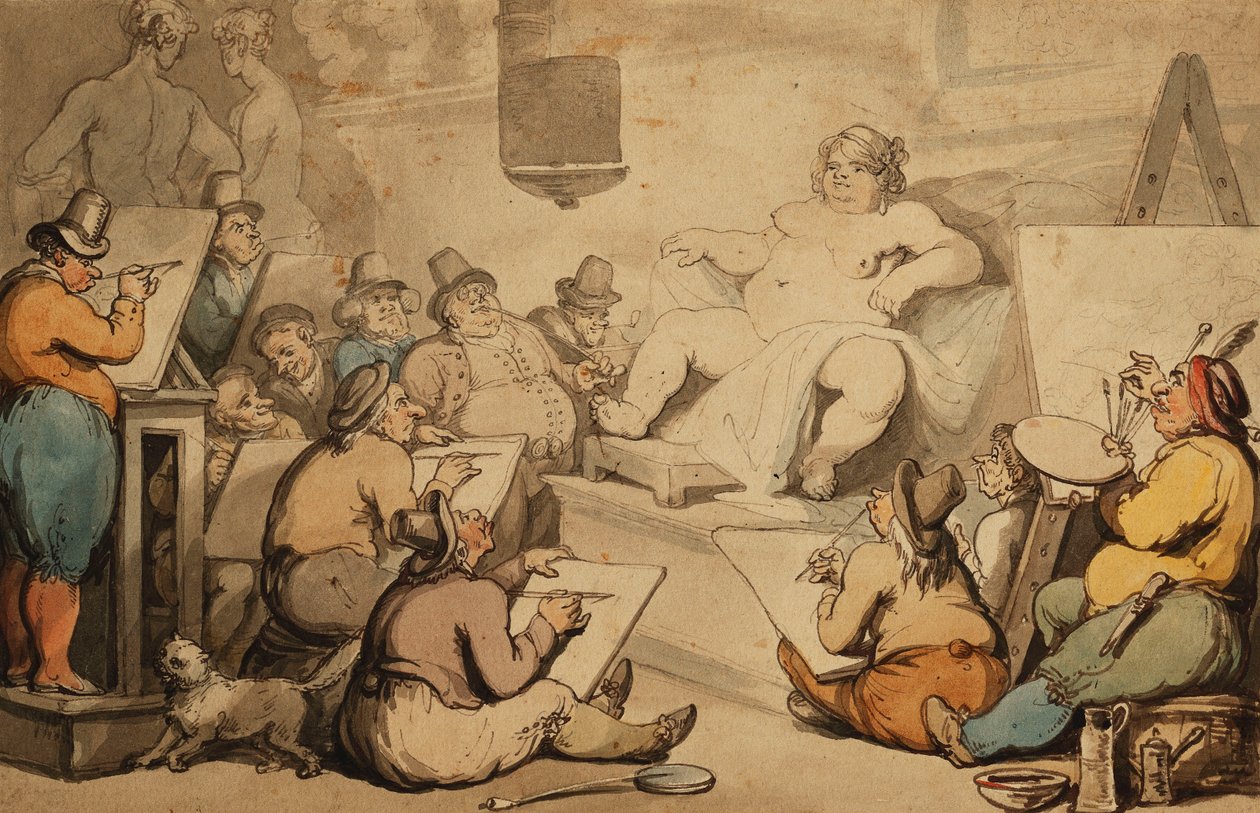 Une académie hollandaise - Thomas Rowlandson