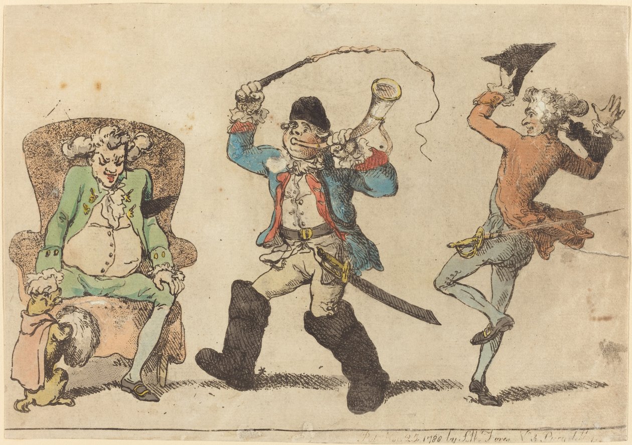 Un Français en Novembre - Thomas Rowlandson