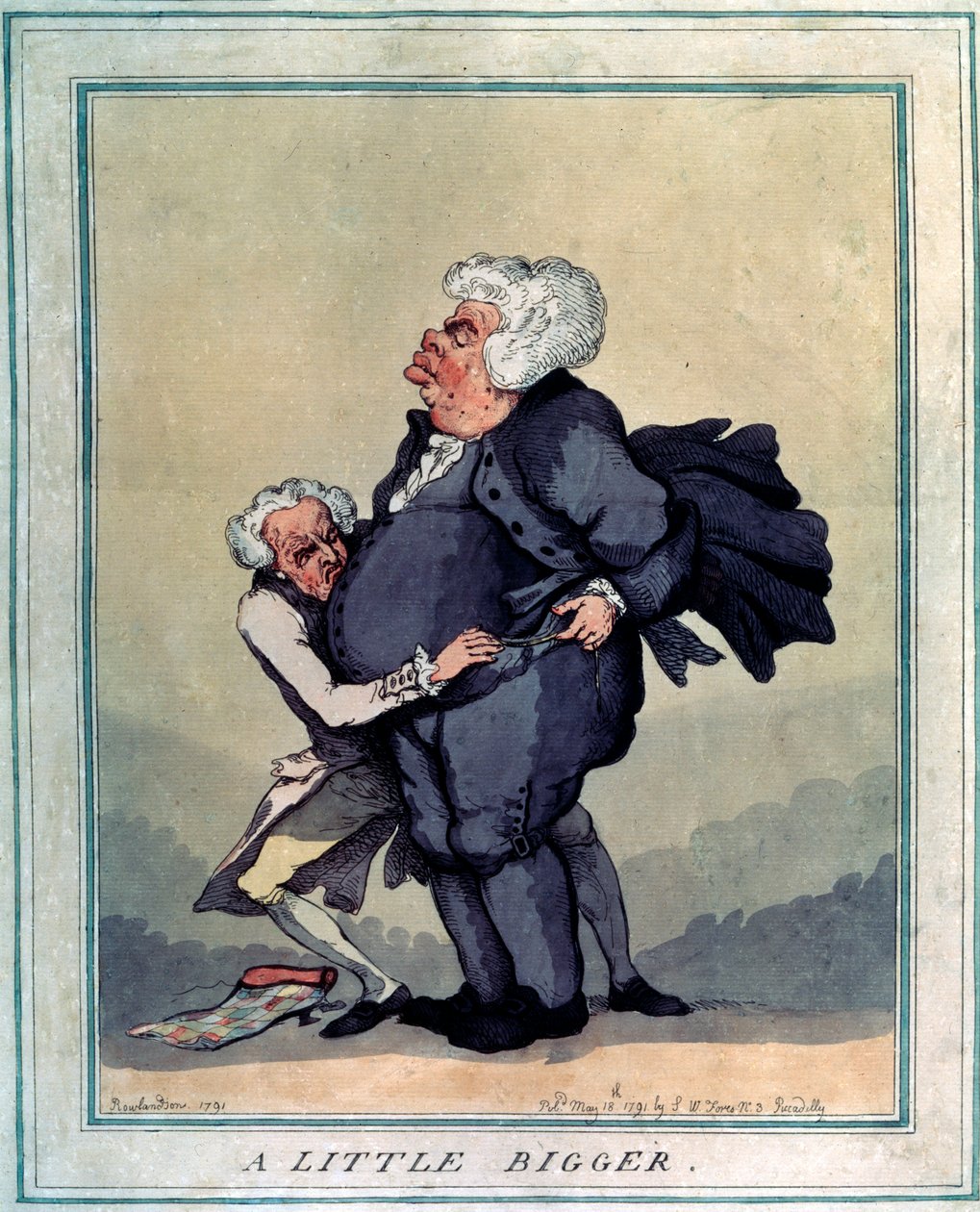 Un peu plus grand, 1791 - Thomas Rowlandson