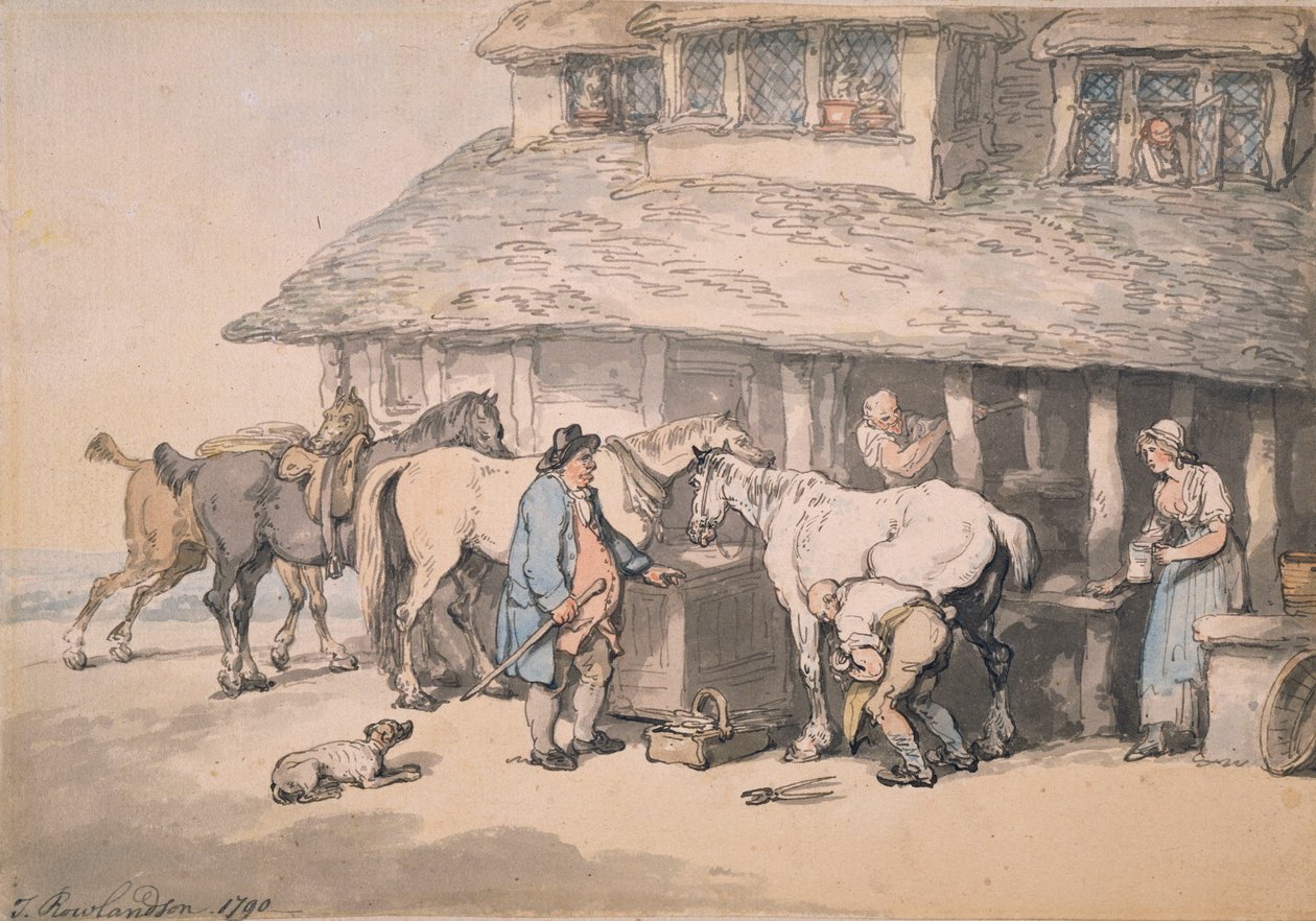 À la forge, 1790 - Thomas Rowlandson
