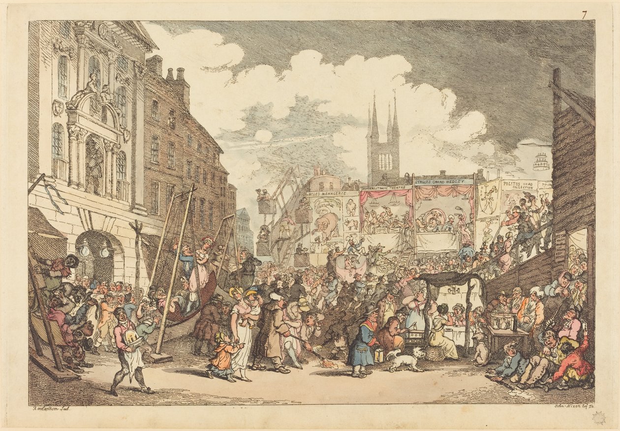 Foire de Bartholomew - Thomas Rowlandson
