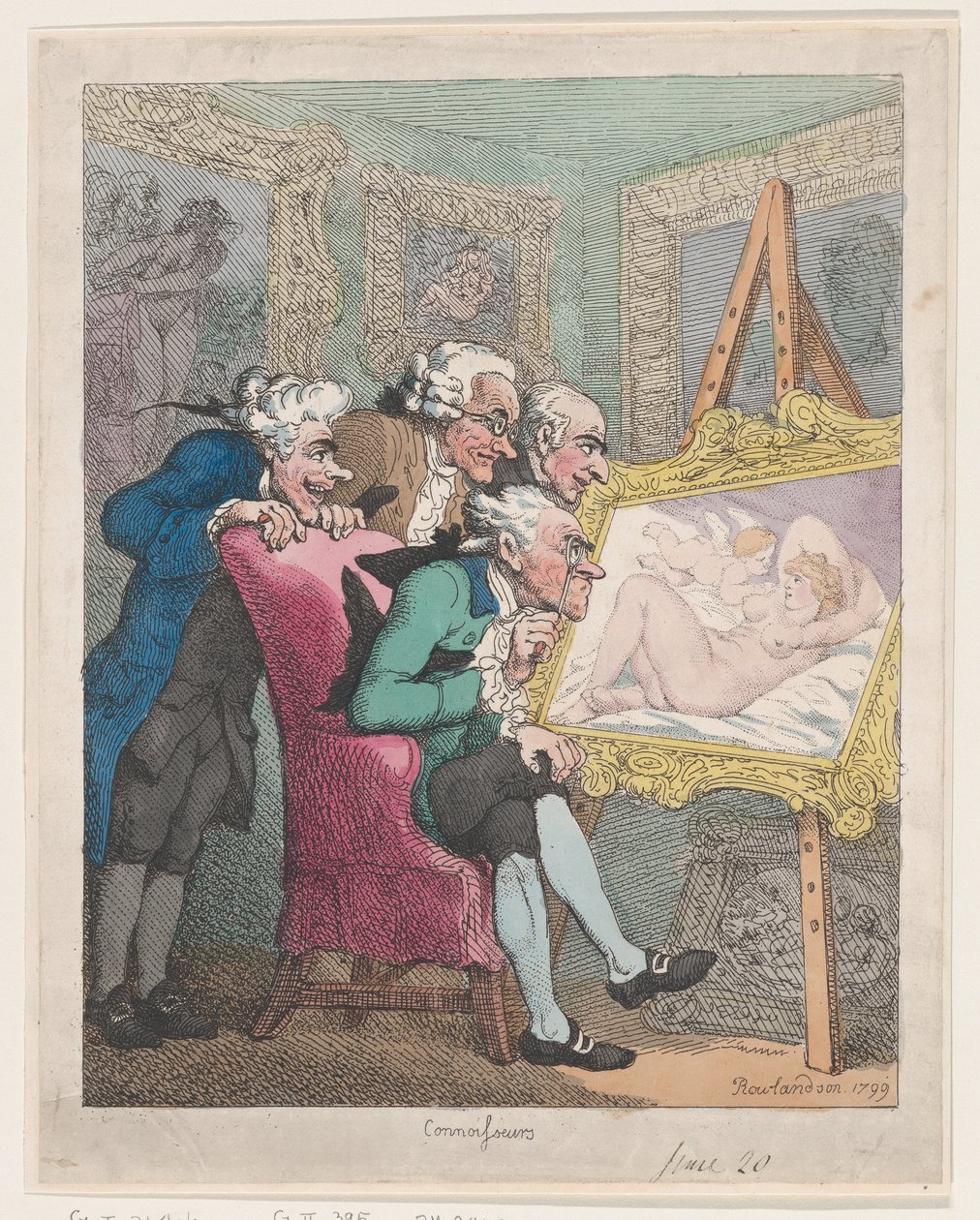 Connaisseurs, 20 juin 1799 - Thomas Rowlandson