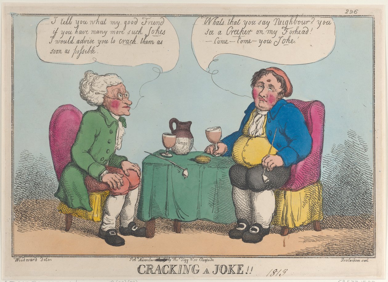 Raconter une blague !! - Thomas Rowlandson