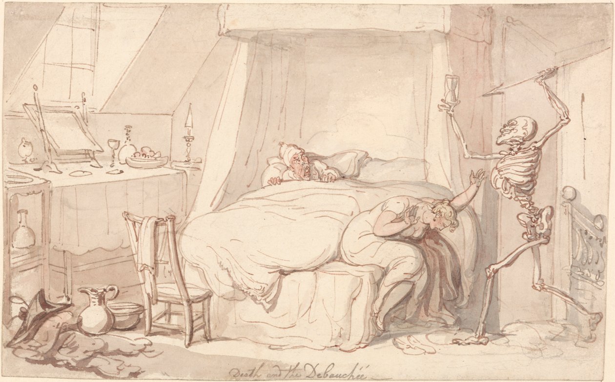 La mort et le débauché - Thomas Rowlandson