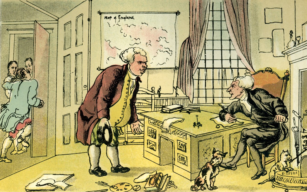 Dr Syntax et le libraire - Thomas Rowlandson