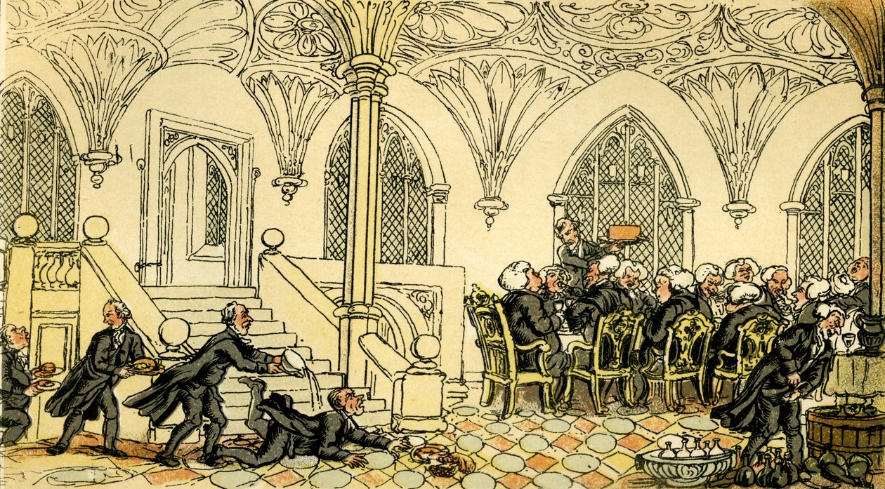 Le Dr Syntax diverti au collège - Thomas Rowlandson