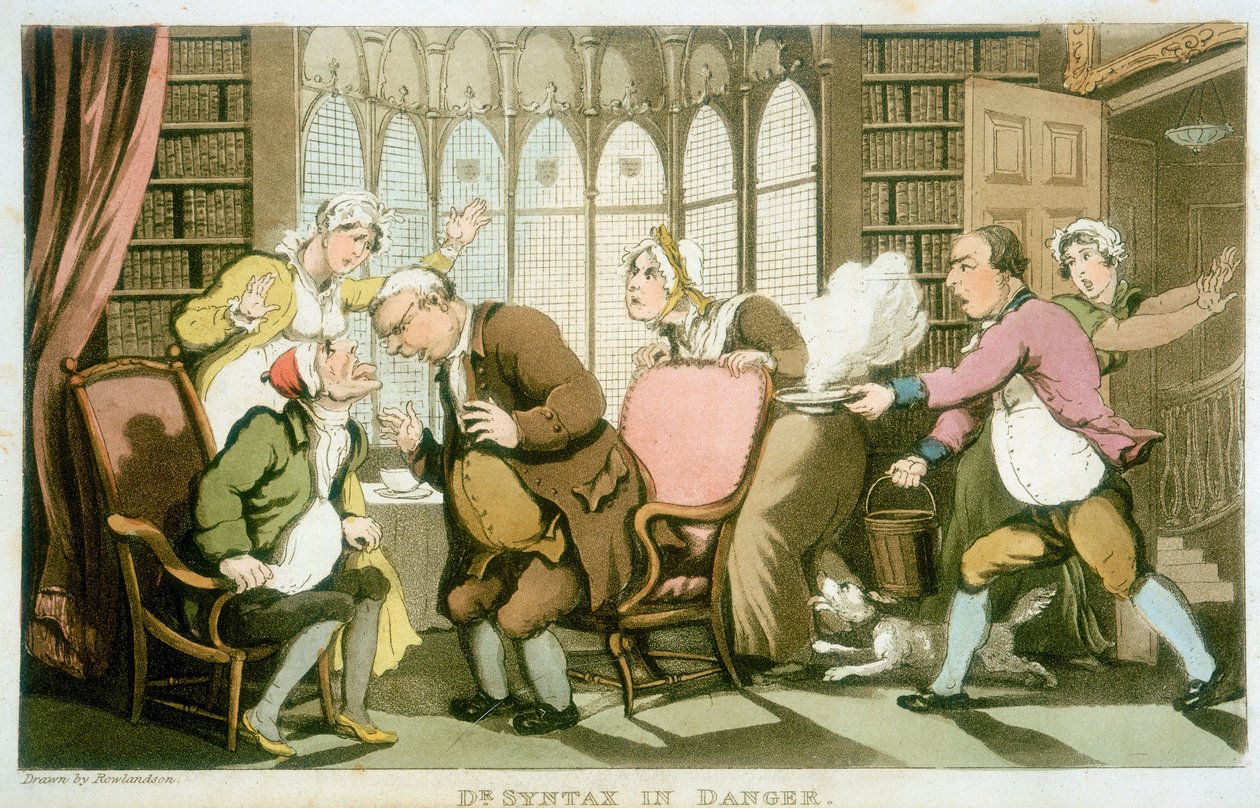 Le Dr Syntax en danger, 1820 - Thomas Rowlandson