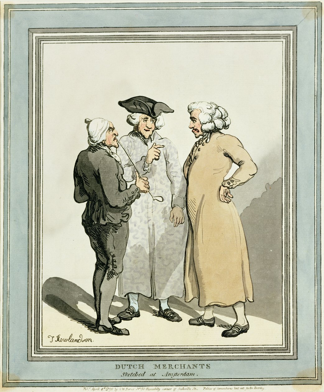 Marchands néerlandais - Thomas Rowlandson
