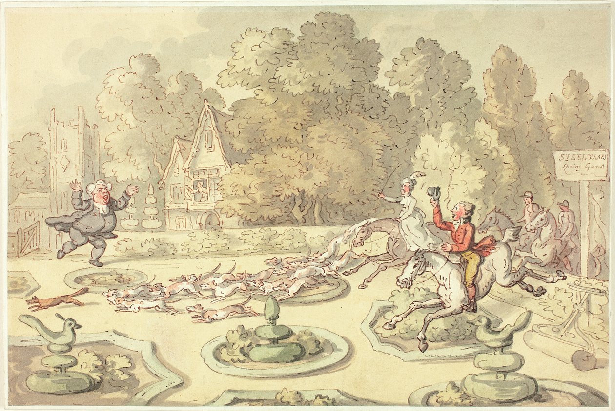 Vicaire enragé - Thomas Rowlandson