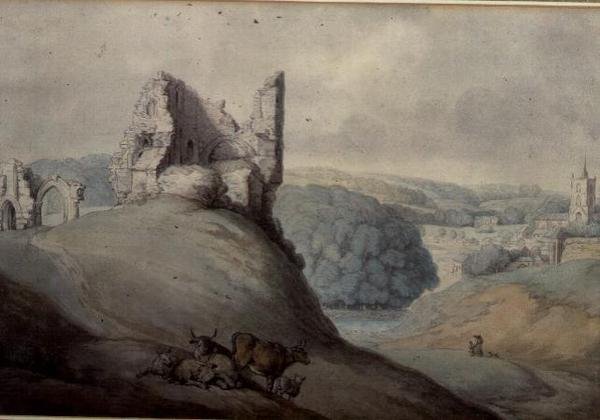 Château de Harborough, Yorkshire - Thomas Rowlandson