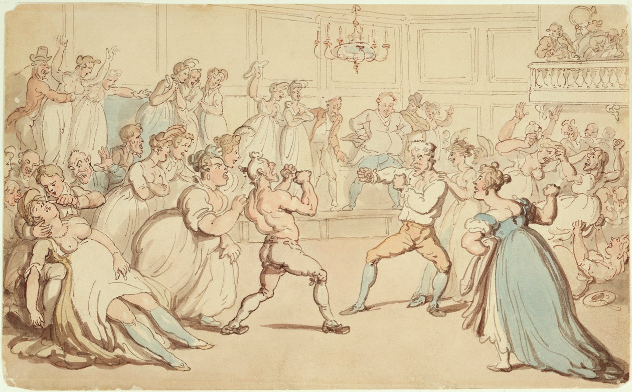 Soulever une brise - Thomas Rowlandson