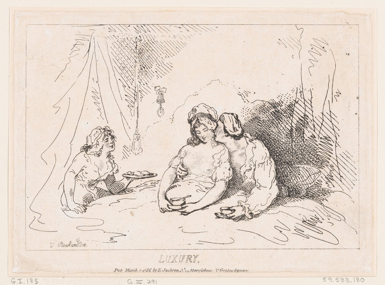 Luxe, 7 mars 1786 - Thomas Rowlandson