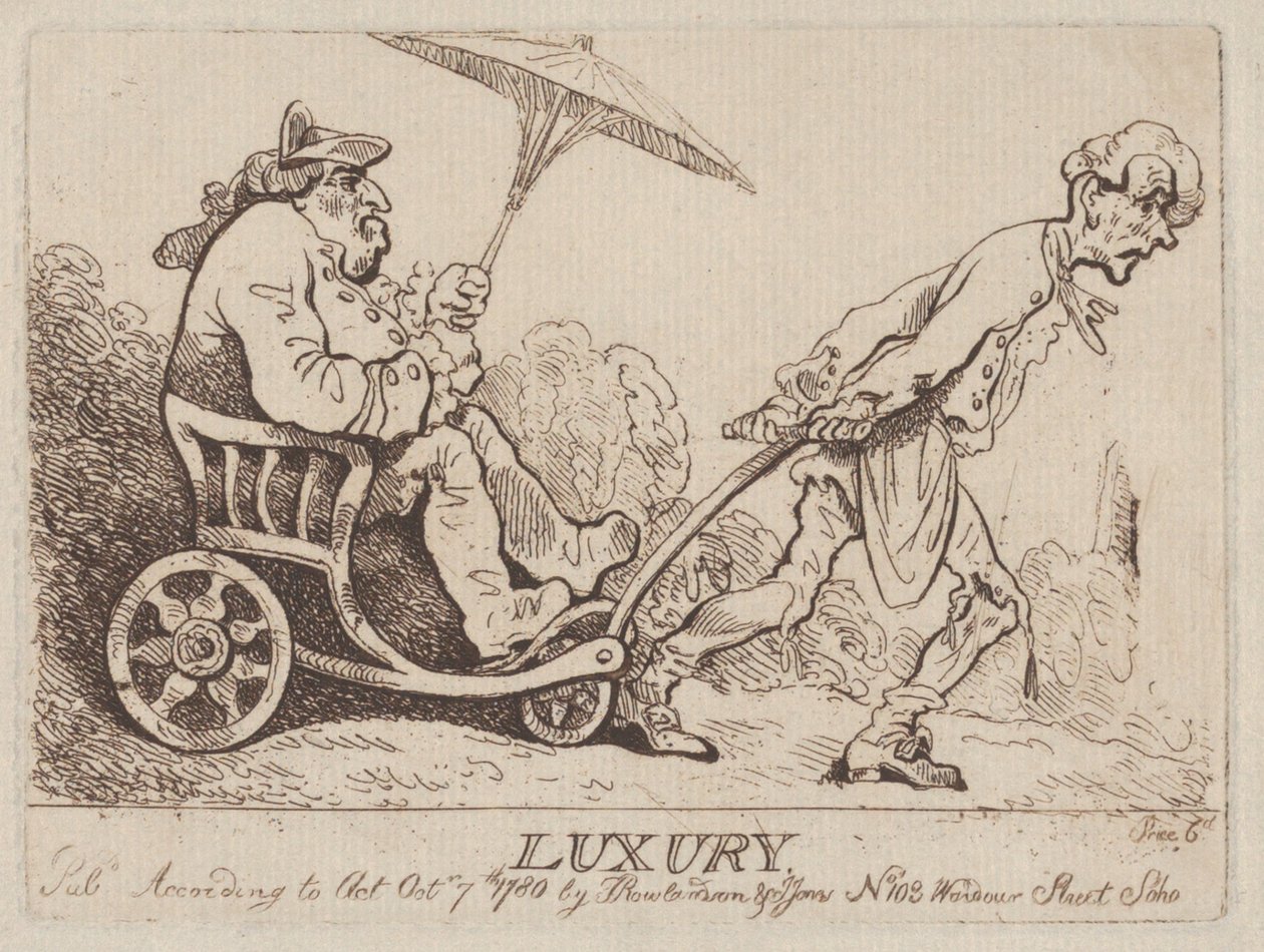 Luxe, 7 octobre 1780 - Thomas Rowlandson
