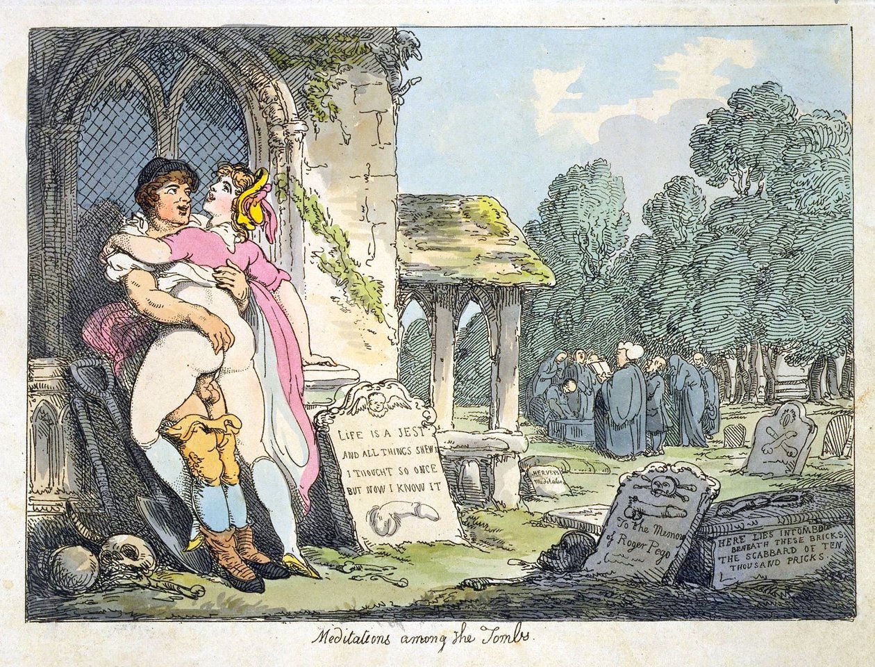 Méditations parmi les tombes - Thomas Rowlandson