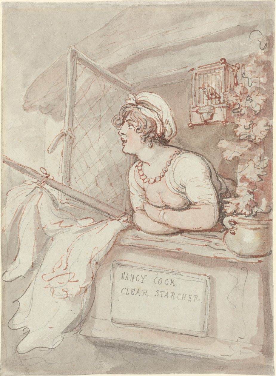 Nancy Cock - Repasseuse - Thomas Rowlandson