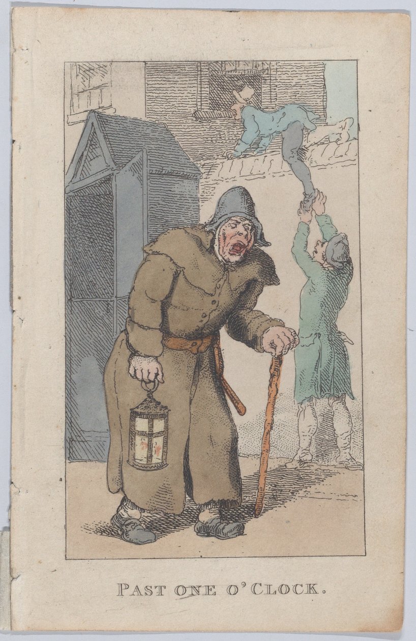 Passé une heure, 1820 - Thomas Rowlandson