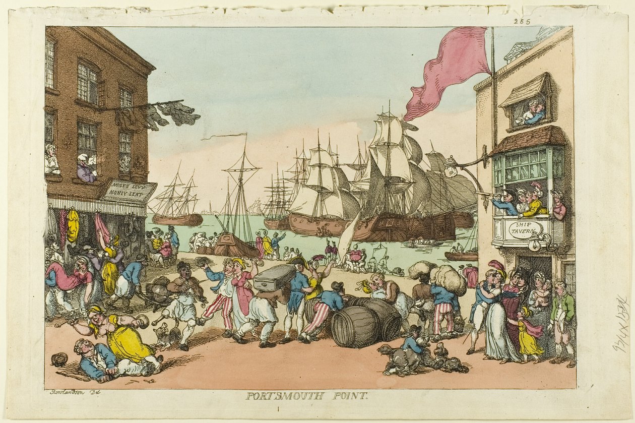 Portsmouth Point - Thomas Rowlandson